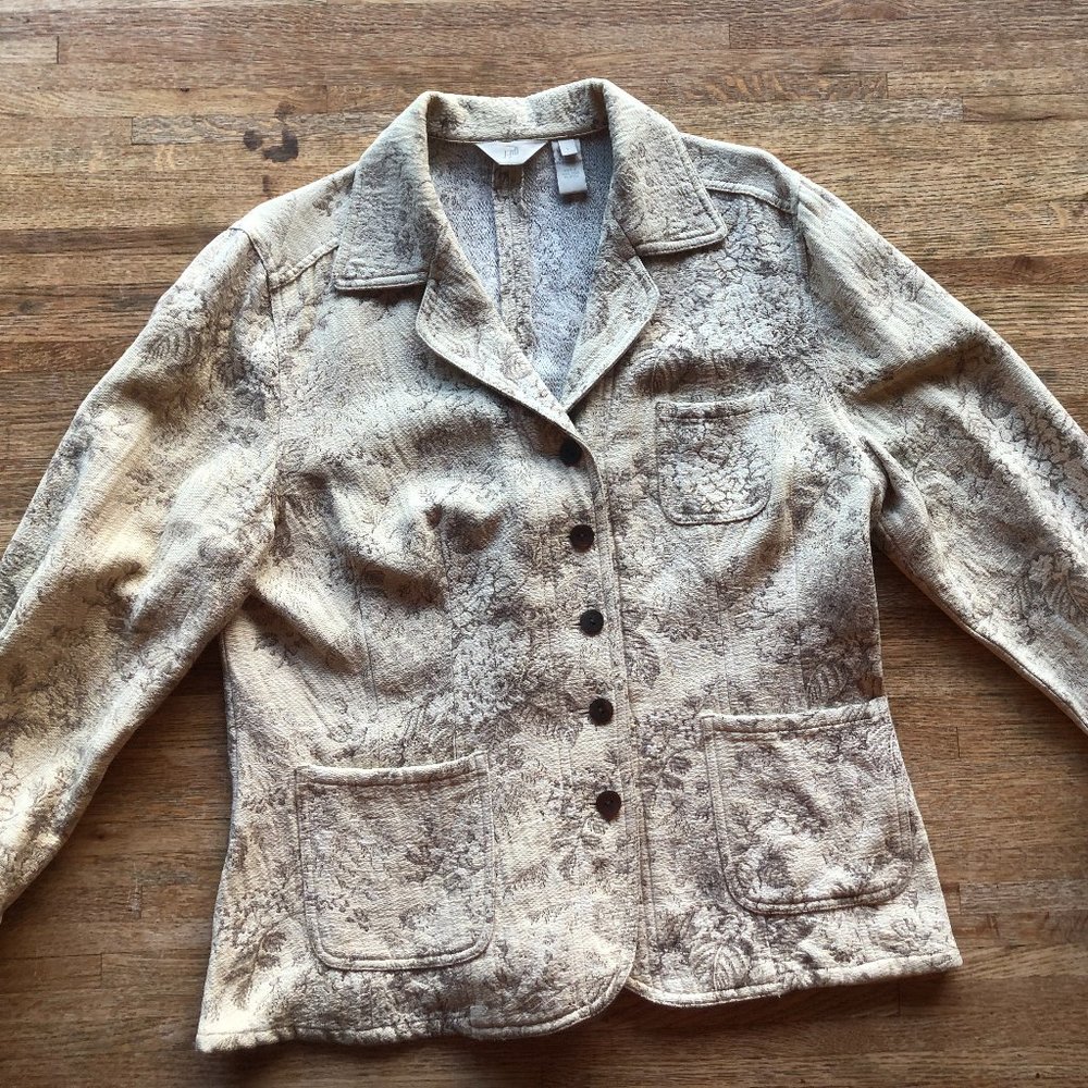 J. Jill Brocade Blazer